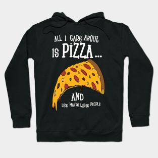 Funny Pizza Lovers Design Hoodie